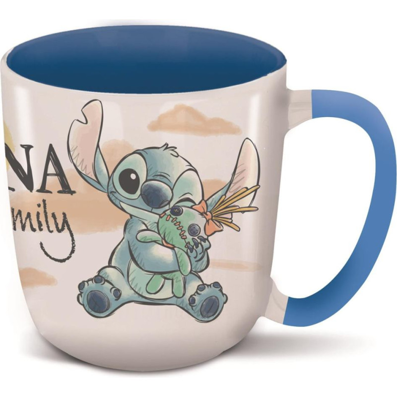 Stor : Stitch & Angel Ohana Dnls - Young Adult Ceramic Elite Mug In Gift Box (385ml) (94722)