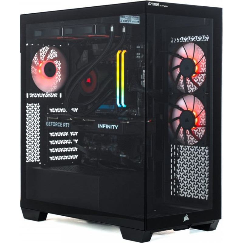 Optimus Komputer e-sport gb550t-cr8 ryzen 7 5800x/16gb/1tb/rtx 5060 ti 16gb/w11h