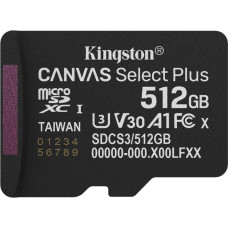 Kingston microsdxc 512gb canvas select plus gen3