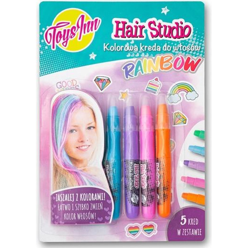 Stnux Kreda do włosów rainbow