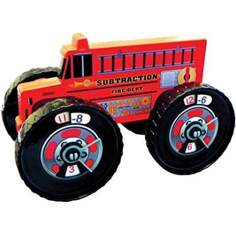 Junior Learning Subtraction Firetruck a Hands-On Toy for Teaching Subtraction - Toy - rotaļlieta