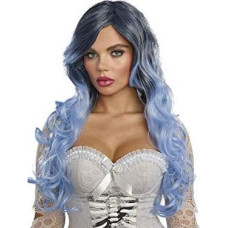 Dreamgirl - Silver Blue Wig, One Size - Toy - rotaļlieta