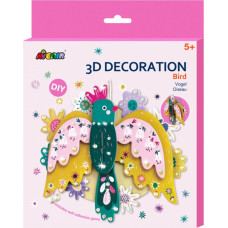 Mg Dystrybucja Zestaw kreatywny dekoracja 3d - ptak