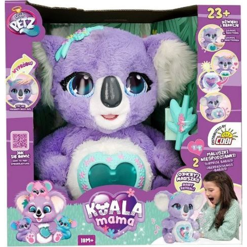 Cobi Maskotka interaktywna koala mama