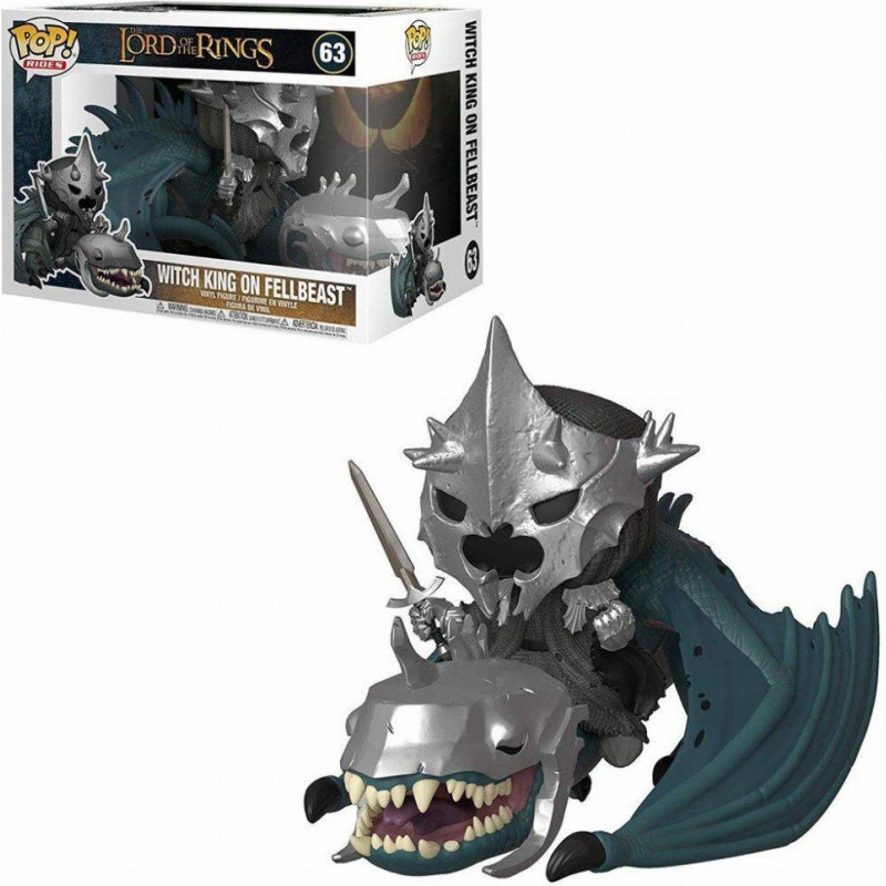 Funko Pop! Rides: Lord Of The Rings S5 - Witch King On Fellbeast #63 Vinyl Figure