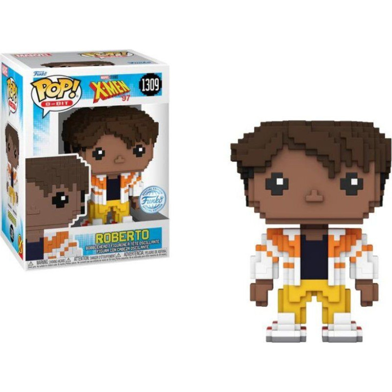 Funko Pop! 8-Bit: X-Men 97 - Roberto (Special Edition) #1309 Bobble-Head Vinyl Figure