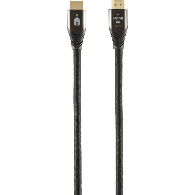 Enarxis Dynamic Media Spartan Gear - HDMI 2.1 Cable (length: 1,5m - Zinc Alloy with gold plated plugs)