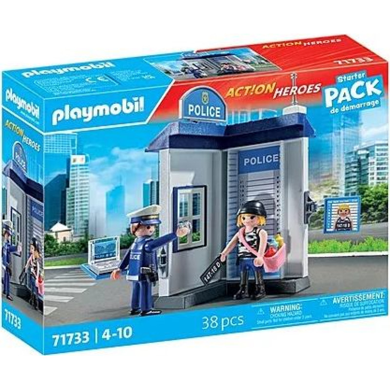 Playmobil Zestaw action heroes 71733 policyjny pokój przesłuchań