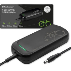 Qoltec Ładowarka do roweru skutera elektrycznego 36v | 42v | 2a | 5.5*2.1 | wodoodporna + kabel zasilający