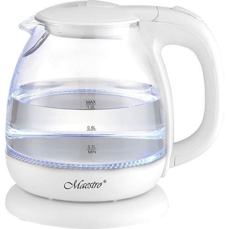 Maestro Czajnik elektryczny 1l mr-055-white maestro