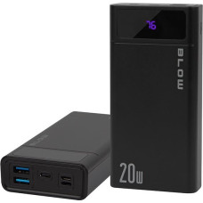 Blow power bank 20000mah qc+pd 20w + lightning czarny pb20e