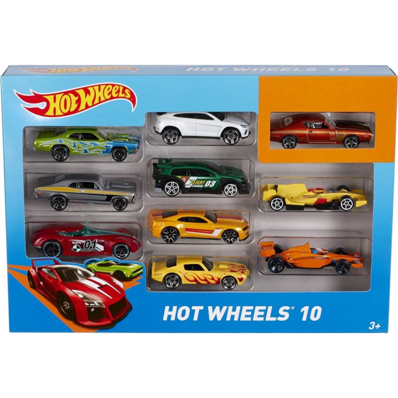 Hot Wheels Pojazdy dziesięciopak
