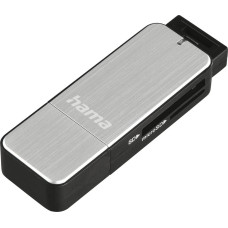 Hama 00123900 USB 3.0 Card Reader Aluminium