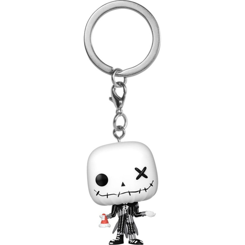 Funko Pocket Pop!: The Nightmare Before Christmas (Patchwork) - Jack Skellington Vinyl Figure Keychain