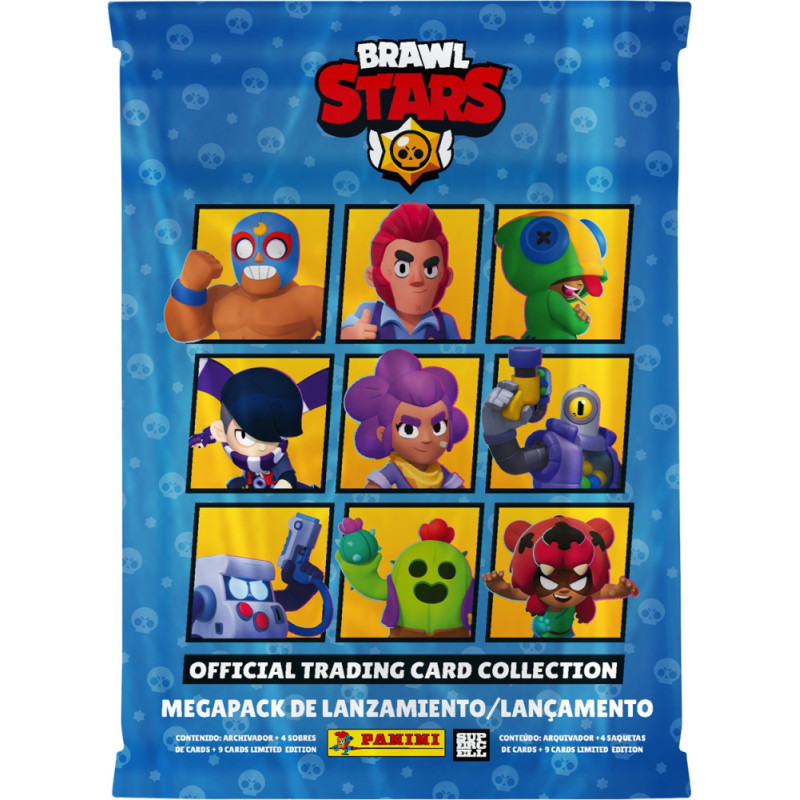 Panini Brawl Stars: Starter Pack (1 binder, 3 Packs of 6 cards, 1 Limited Edition Card)