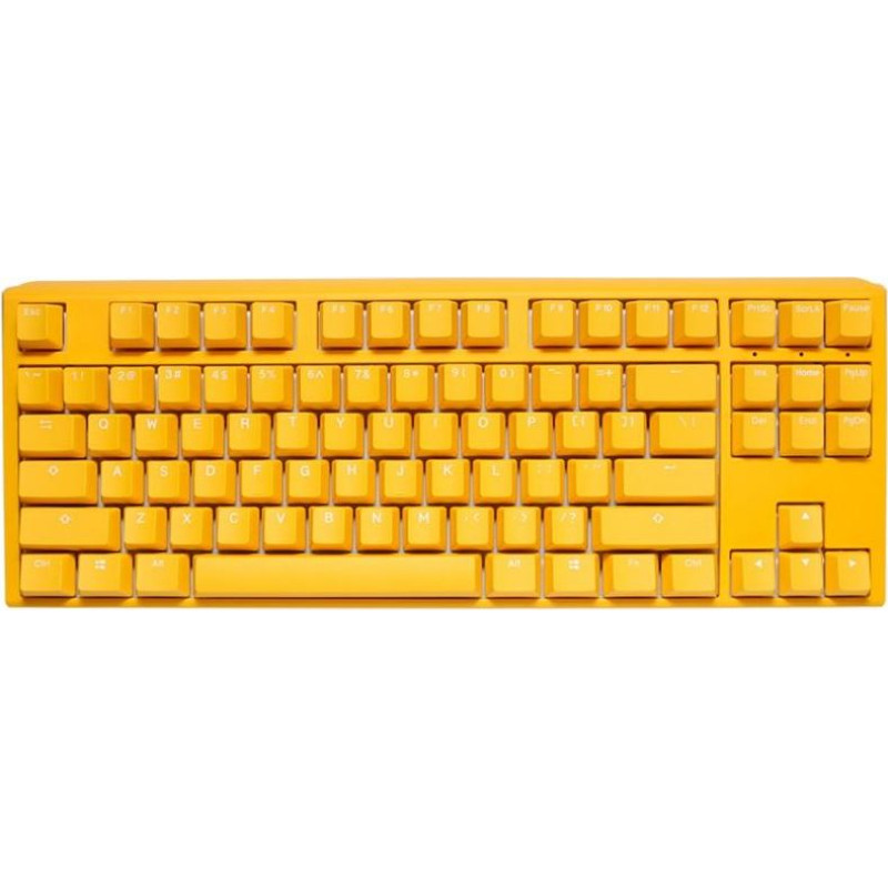 Ducky One 3 TKL Gaming Keyboard USB QWERTY English Yellow