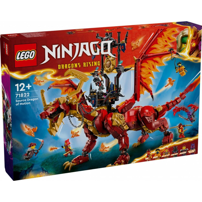 Lego Klocki ninjago 71822 smoczyca źródła ruchu