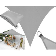 GARDEN SUN SAIL TRIANGLE 3X3X2M GRAY
