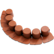 GARDEN PALISADE LAWN EDGE 405CM IPAL 7 TERRACOTTA