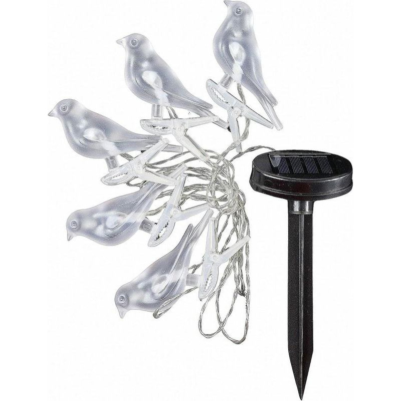 SOLAR LAMP GARLAND GARDEN PARTY LIGHT BIRDS 5LED