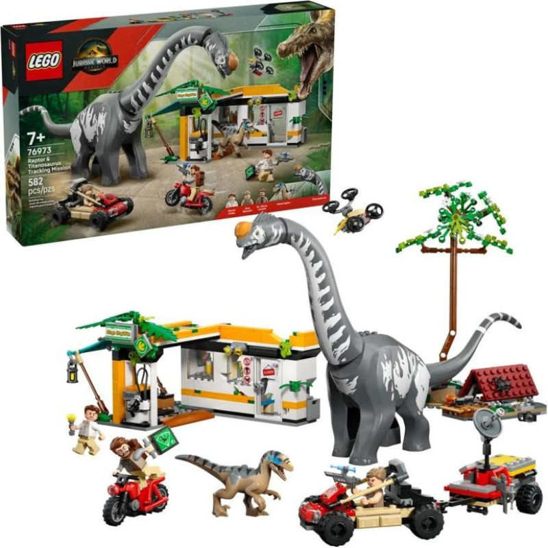 Lego Jurassic World 76973 Titanosaurus and Raptor Chase