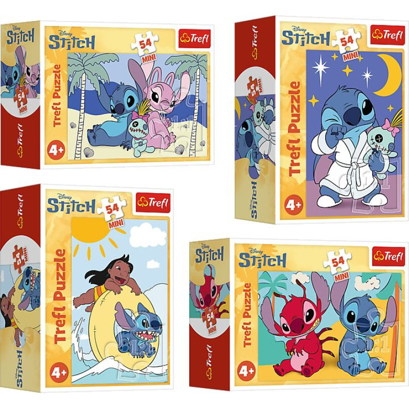 Trefl DISNEY STITCH Puzle Mini, 54 gab.