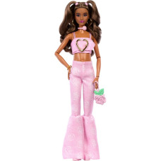 Mattel Barbie: Deluxe Style Pink Denim - Barbie Deluxe Style - Pink Flared Jeans (JJN72)