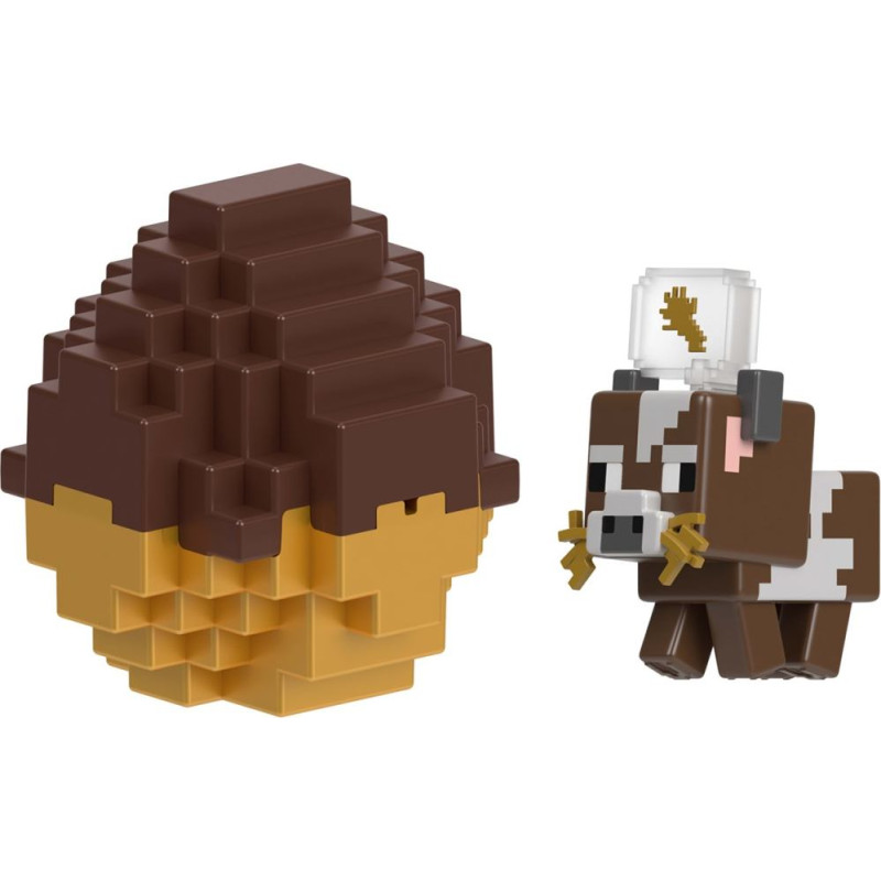 Mattel Minecraft: - Mini Eggs With Figure – Mc Mini Cow (JJV72)