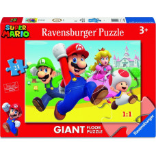 Ravensburger Puzzle: Giant Floor Puzzle - Super Mario What a Team! (24pcs) (12004325)