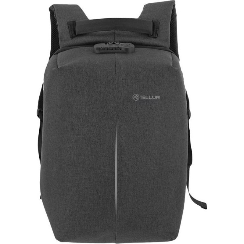 Tellur 15.6 Notebook Backpack Antitheft V2, USB port, Black