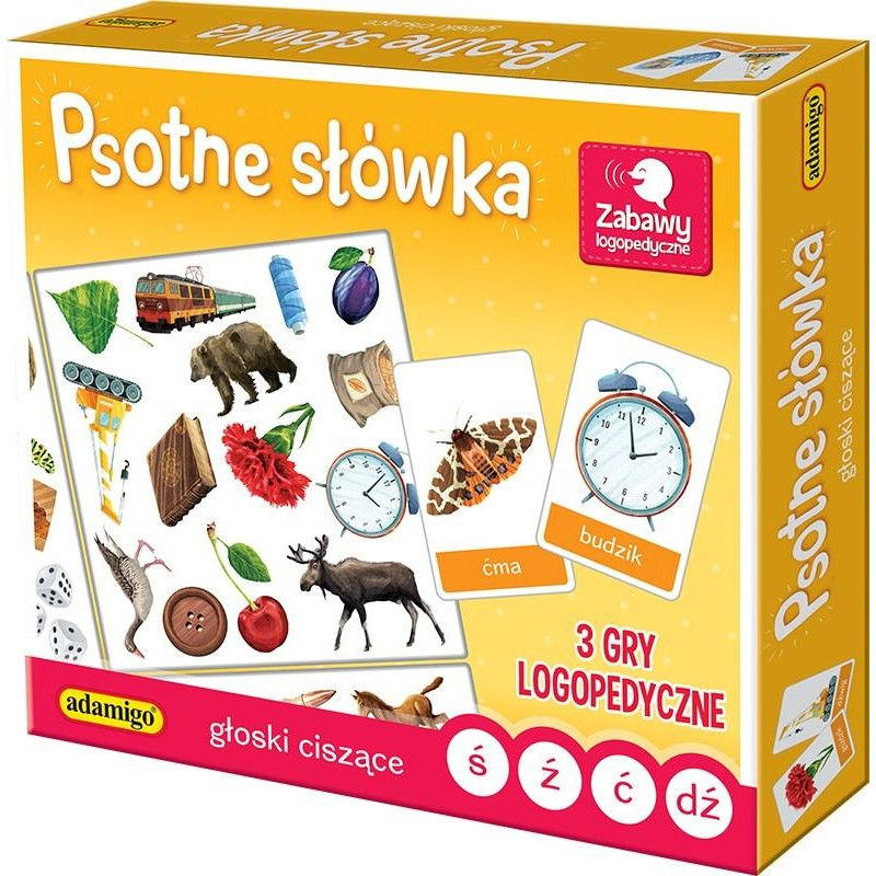 Adamigo Gra psotne słówka - głoski ciszące