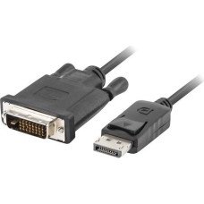 Lanberg Kabel displayport - dvi-d(24+1) m/m 3m czarny