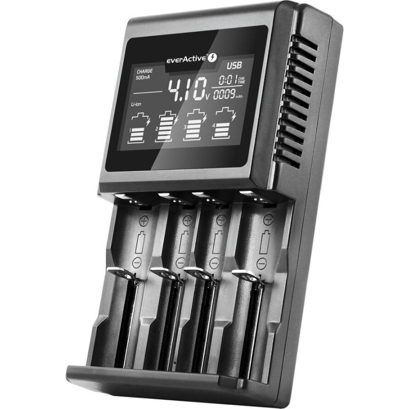 Everactive Ładowarka uniwersalna uc-4000 do akumulatorów i ogniw