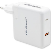 Qoltec Ładowarka gan fast 108w | 5-20v | 3-4.7a | usb c | biała