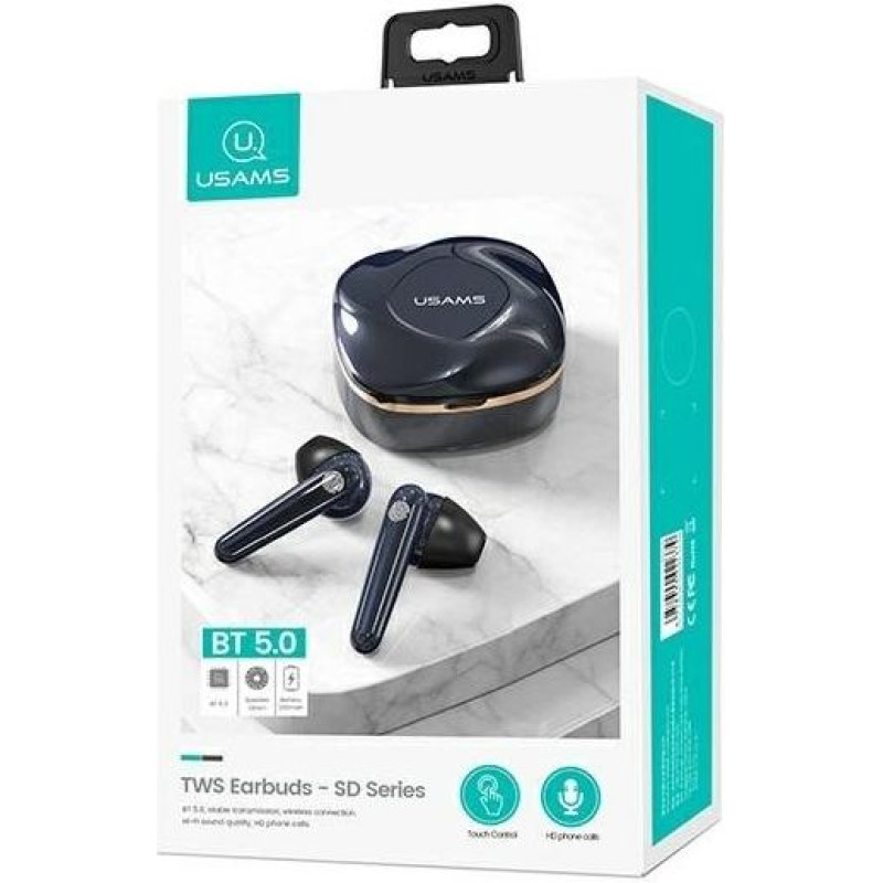 Usams Słuchawki bluetooth tws 5.0 sd series niebieskie bhusd02