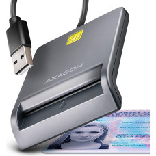 Axagon Cre-sm3t czytnik kart identyfikacyjnych usb, 1.3m kabel