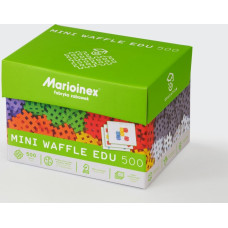 Marioinex Klocki konstrukcyjne mini waffle edu 500 z kartami