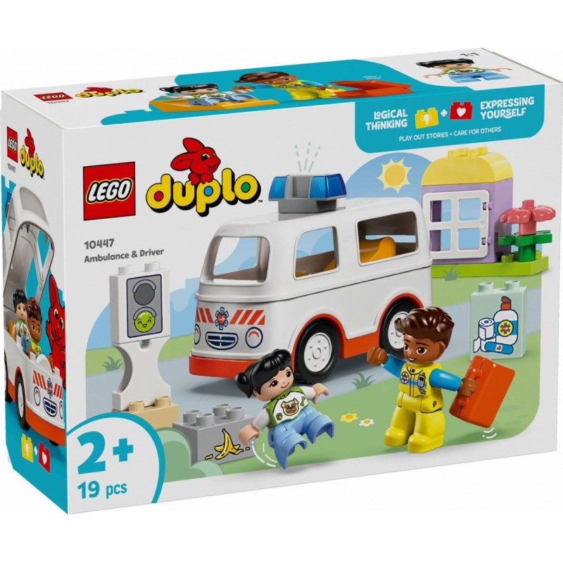 Lego Klocki duplo 10447 karetka z kierowcą