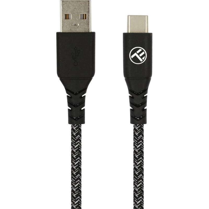 Tellur Green Data cable USB to Type-C 3A 1m nylon black