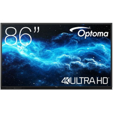Optoma monitor interaktywny 86 cali 3862rk infrared,40pkt,4k,2x20w,usb-c,wifi+bt,android13