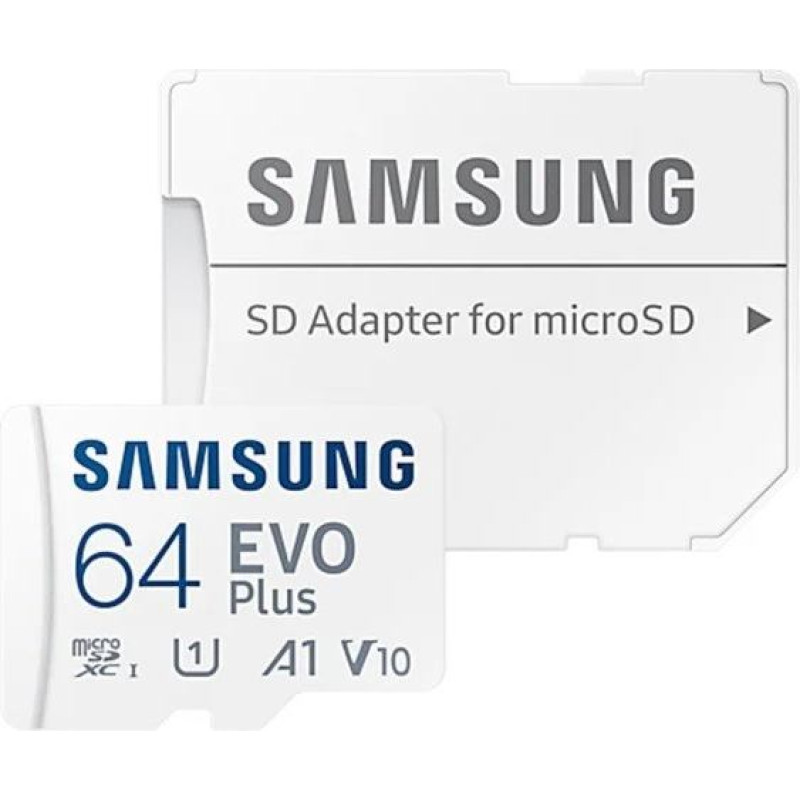 Samsung Karta pamięci microsd mb-mc64sa eu evo plus 64gb + adapter