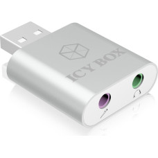 Icybox Adapter ib-ac527 usb na audio