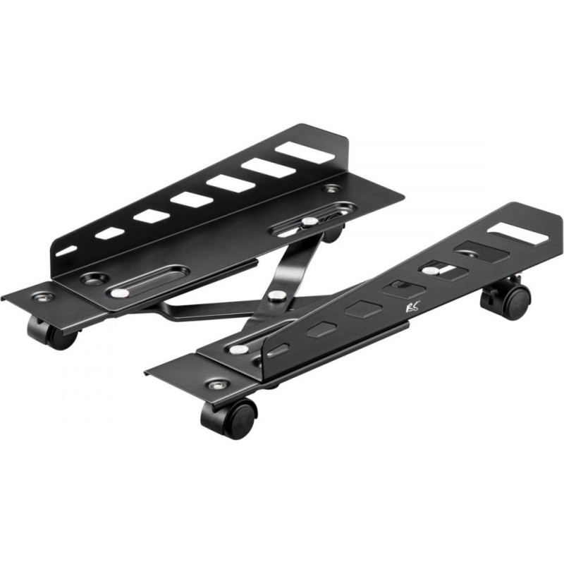 Maclean Podstawka wózek pod komputer cpu max 25kg kółka nanors rs480 czarny