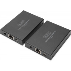 Digitus Przedłużacz / extender kvm hdmi+usb 150m po kat.5e utp/ip 1080p fhd 60hz audio (zestaw)