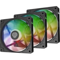 Natec Zestaw 3 wentylatorów genesis oxal 120 argb czarny
