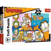 Trefl Puzzle 100 elementów leniwy garfield