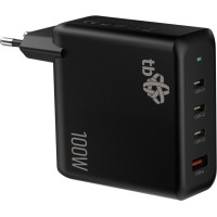 TB Ładowarka sieciowa 3x usb c + usb a power delivery czarna, gan 100w