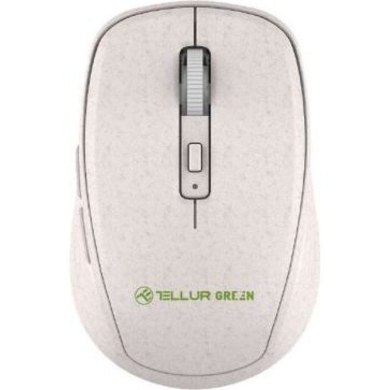 Tellur Green Wireless Mouse Nano Reciever Creame