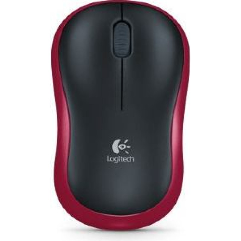Logitech Mysz bezprzewodowa logitech m185 910-002237 (optyczna; 1000 dpi; kolor czerwony)
