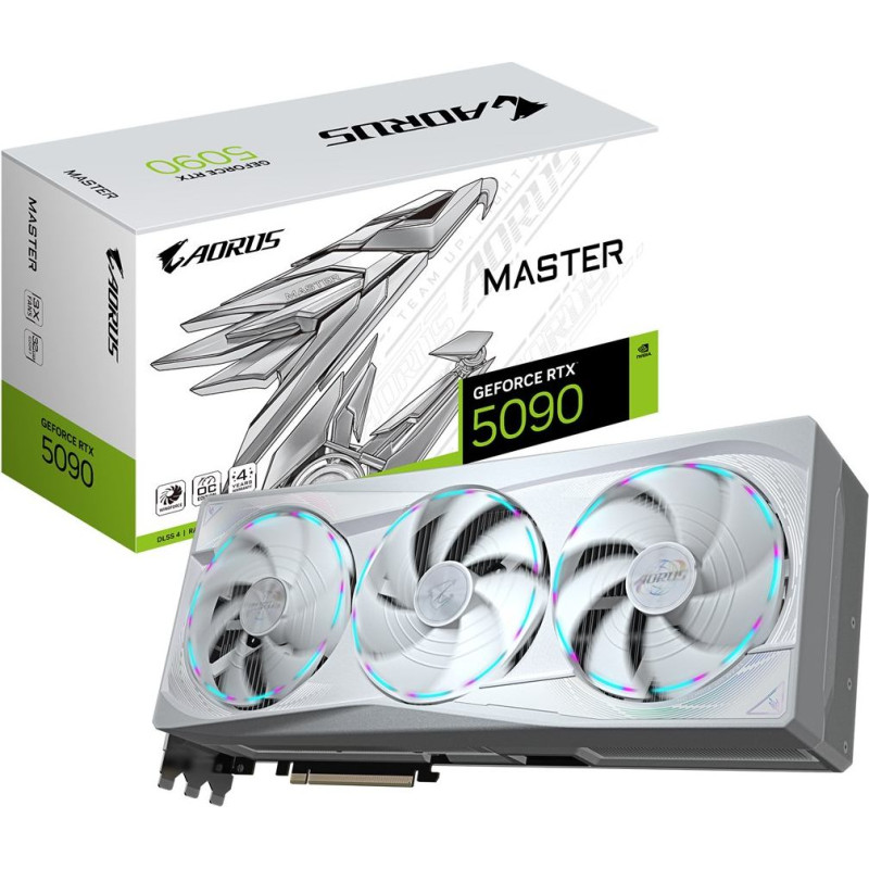 Gigabyte Karta graficzna gigabyte geforce rtx 5090 aorus master ice 32gb
